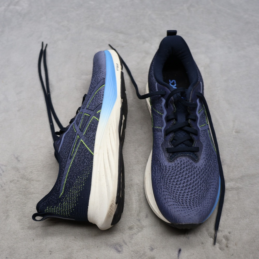 ASICS Men 9 Athletic Shoes Blue Dynablast 4‎ Mesh Running Lightweight Sneakers